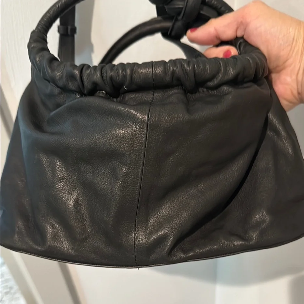 Free People Black Slouchy Shoulder Bag - Picture 3 of 4